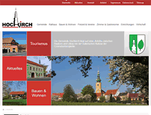 Tablet Screenshot of hochkirch.de